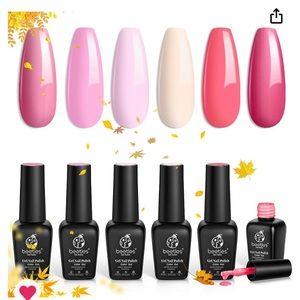 Pink gel beetles nail polish